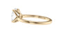 Oval Solitaire Contemporary Style Diamond Engagement Ring