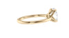 Oval Solitaire Contemporary Style Diamond Engagement Ring
