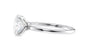 Oval Solitaire Contemporary Style Diamond Engagement Ring