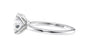 Oval Solitaire Contemporary Style Diamond Engagement Ring