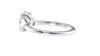 Oval Solitaire Contemporary Style Diamond Engagement Ring