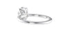 Oval Solitaire Contemporary Style Diamond Engagement Ring