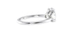 Oval Solitaire Contemporary Style Diamond Engagement Ring