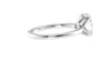 Oval Solitaire Contemporary Style Diamond Engagement Ring