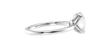 Oval Solitaire Contemporary Style Diamond Engagement Ring