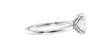 Oval Solitaire Contemporary Style Diamond Engagement Ring