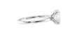 Oval Solitaire Contemporary Style Diamond Engagement Ring