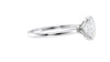 Oval Solitaire Contemporary Style Diamond Engagement Ring