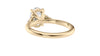 Oval Diamond Engagement Ring Trilogy Side Stones