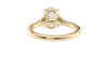 Oval Diamond Engagement Ring Trilogy Side Stones