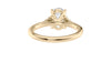 Oval Diamond Engagement Ring Trilogy Side Stones