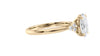 Oval Diamond Engagement Ring Trilogy Side Stones
