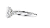 Oval Diamond Engagement Ring Trilogy Side Stones