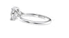 Oval Diamond Engagement Ring Trilogy Side Stones
