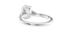 Oval Diamond Engagement Ring Trilogy Side Stones