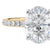 Oval diamond engagement ring yellow gold-mcguire diamonds