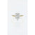 pear cut lab grown diamond ring 2.57ct E VVS2 in platinum and 18ct yellow gold with slim band