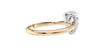 Pear Cut Solitaire Hidden Halo Diamond Engagement Ring