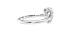 Pear Cut Solitaire Hidden Halo Diamond Engagement Ring