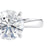 1 carat lab grown diamond solitaire engagement ring.