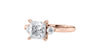 Princess Cut Classic 3 Stone Diamond Engagement Ring
