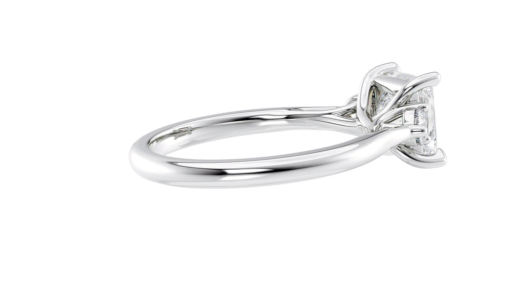 Princess Cut Classic 3 Stone Diamond Engagement Ring