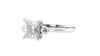 Princess Cut Classic 3 Stone Diamond Engagement Ring