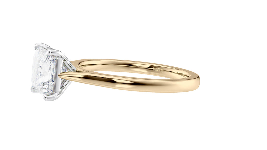 Princess Cut Solitaire Diamond Engagement Ring
