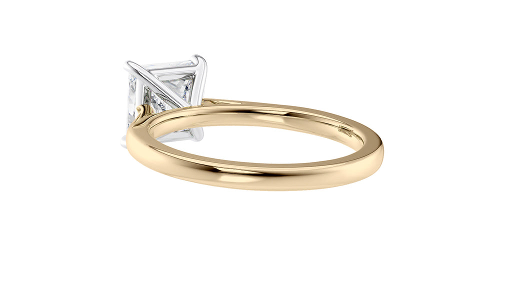 Princess Cut Solitaire Diamond Engagement Ring