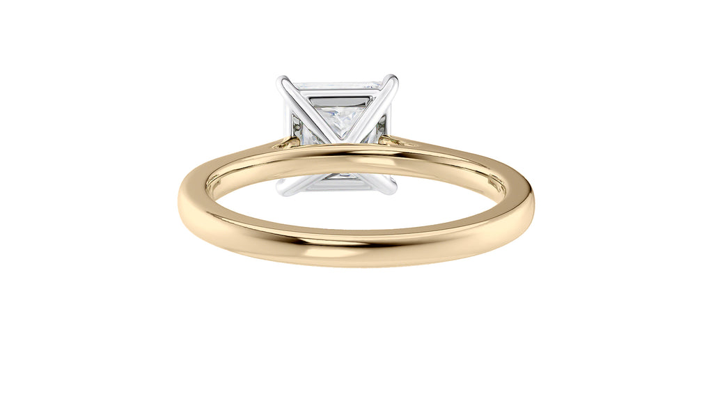 Princess Cut Solitaire Diamond Engagement Ring