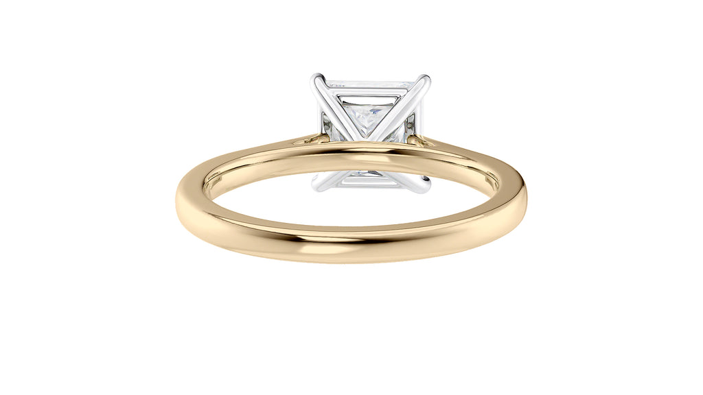 Princess Cut Solitaire Diamond Engagement Ring