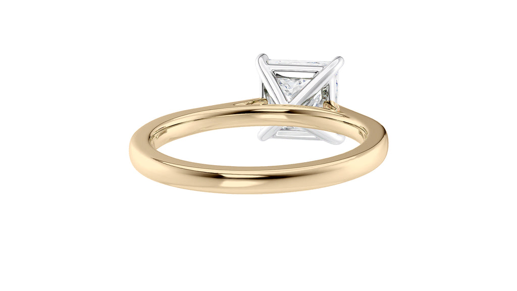 Princess Cut Solitaire Diamond Engagement Ring
