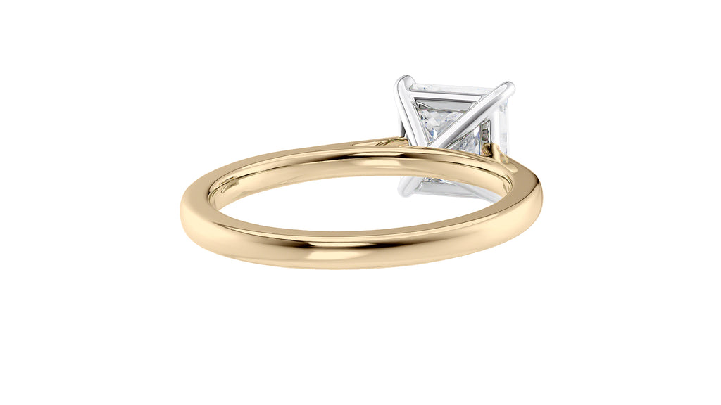 Princess Cut Solitaire Diamond Engagement Ring