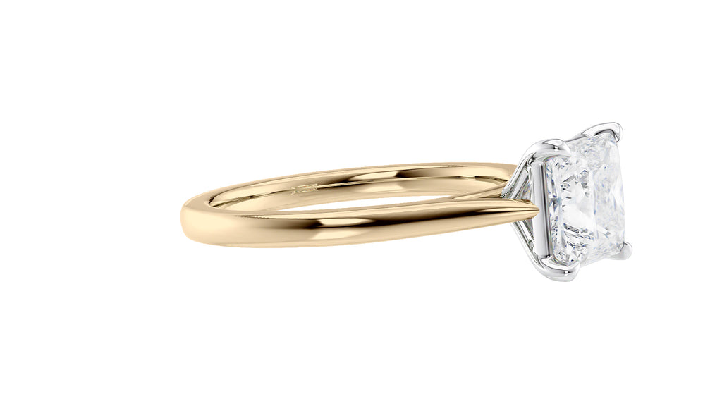 Princess Cut Solitaire Diamond Engagement Ring