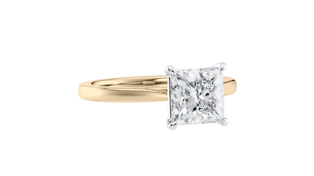 Princess Cut Solitaire Diamond Engagement Ring