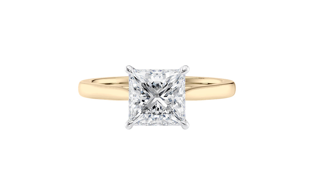 Princess Cut Solitaire Diamond Engagement Ring