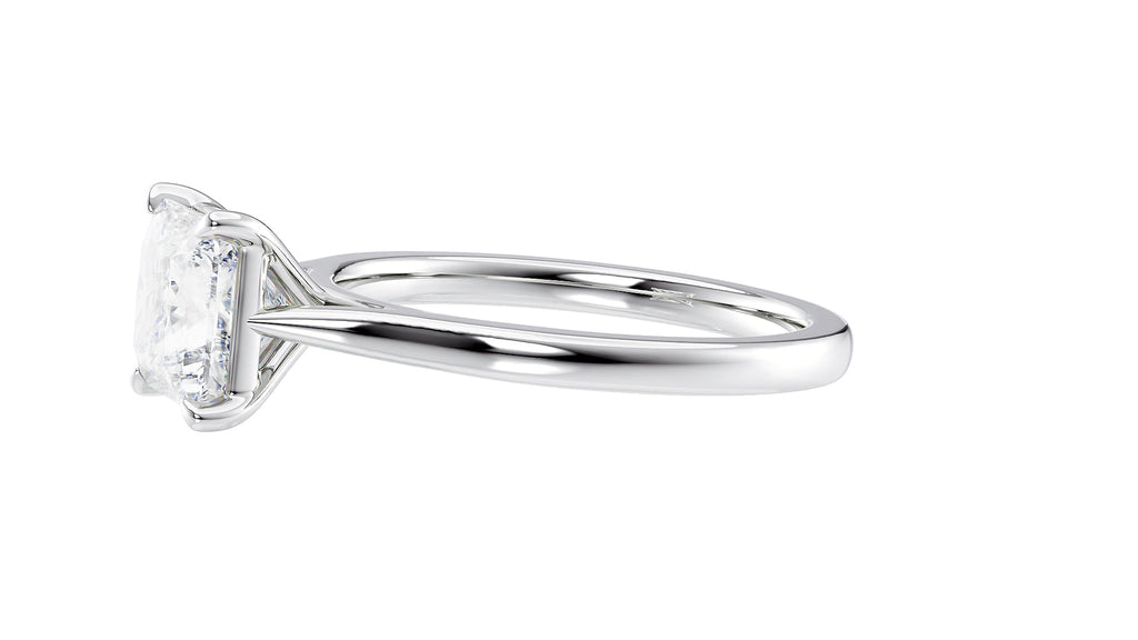 Princess Cut Solitaire Diamond Engagement Ring