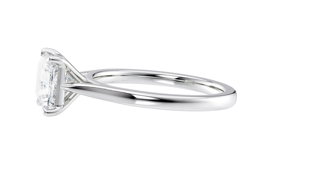 Princess Cut Solitaire Diamond Engagement Ring