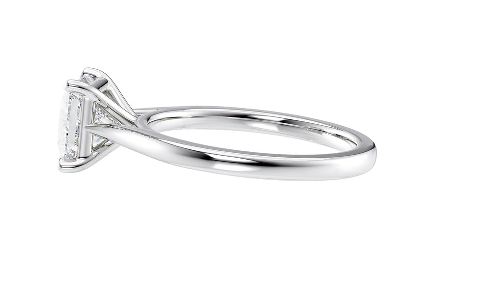 Princess Cut Solitaire Diamond Engagement Ring