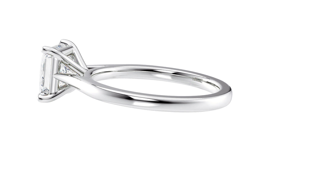 Princess Cut Solitaire Diamond Engagement Ring