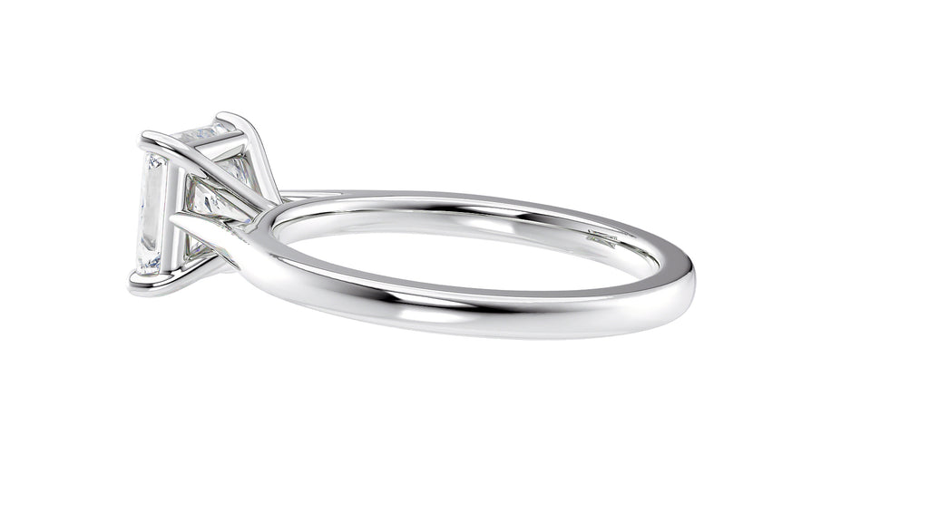 Princess Cut Solitaire Diamond Engagement Ring
