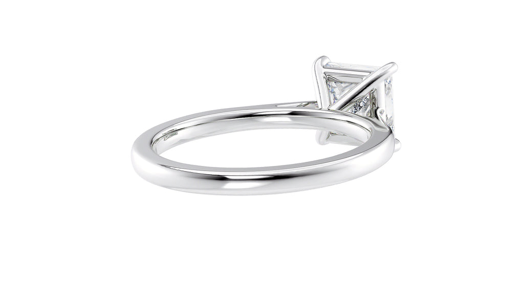 Princess Cut Solitaire Diamond Engagement Ring