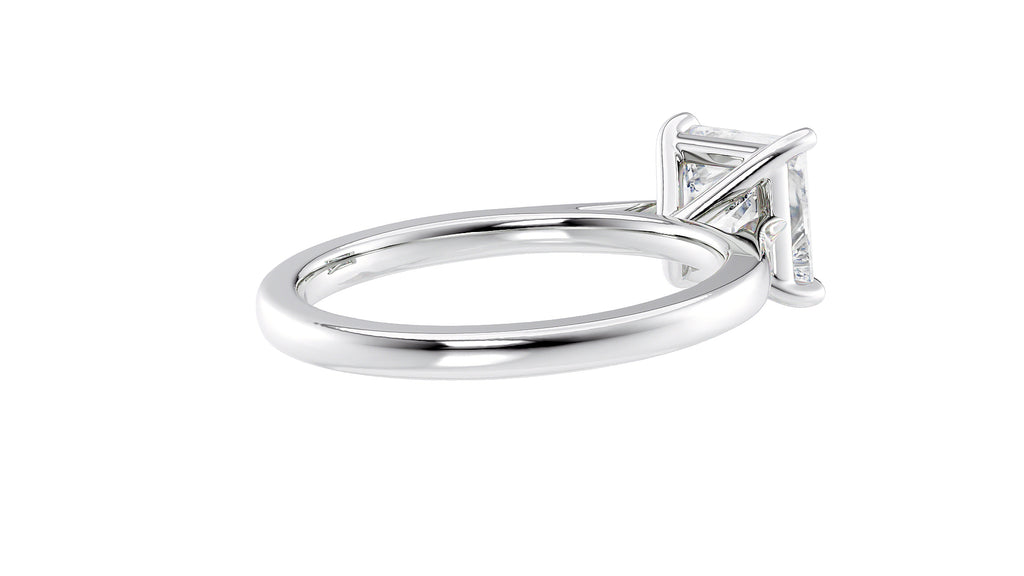 Princess Cut Solitaire Diamond Engagement Ring
