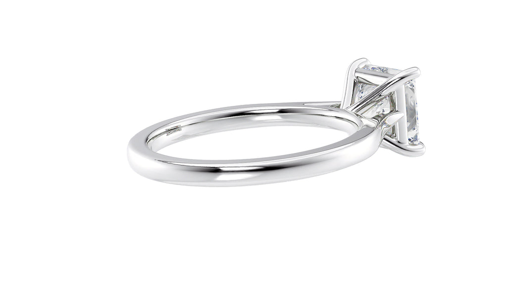 Princess Cut Solitaire Diamond Engagement Ring