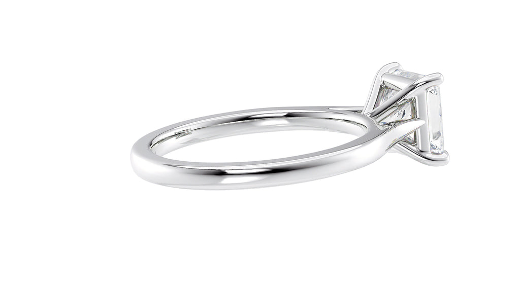Princess Cut Solitaire Diamond Engagement Ring