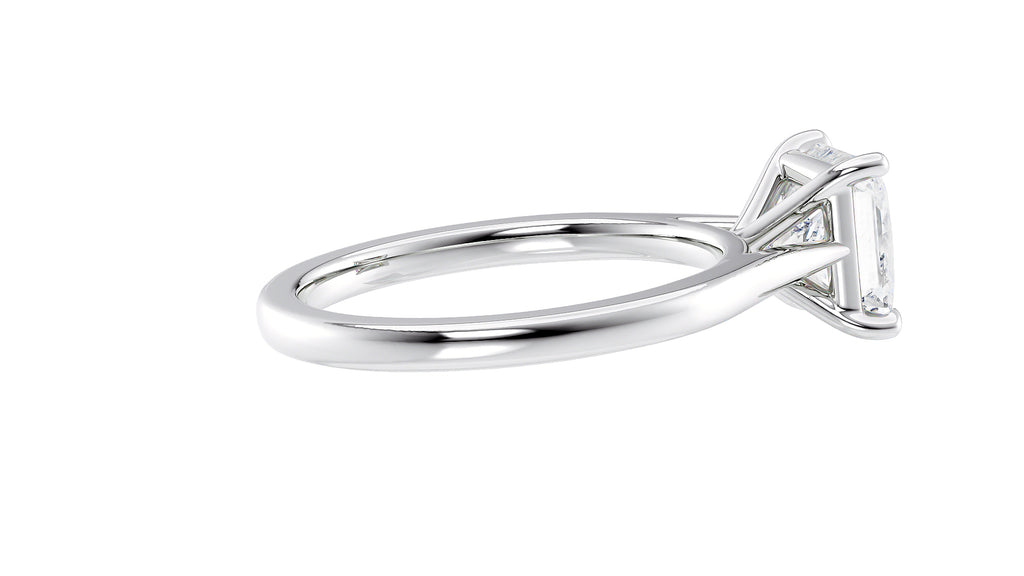Princess Cut Solitaire Diamond Engagement Ring