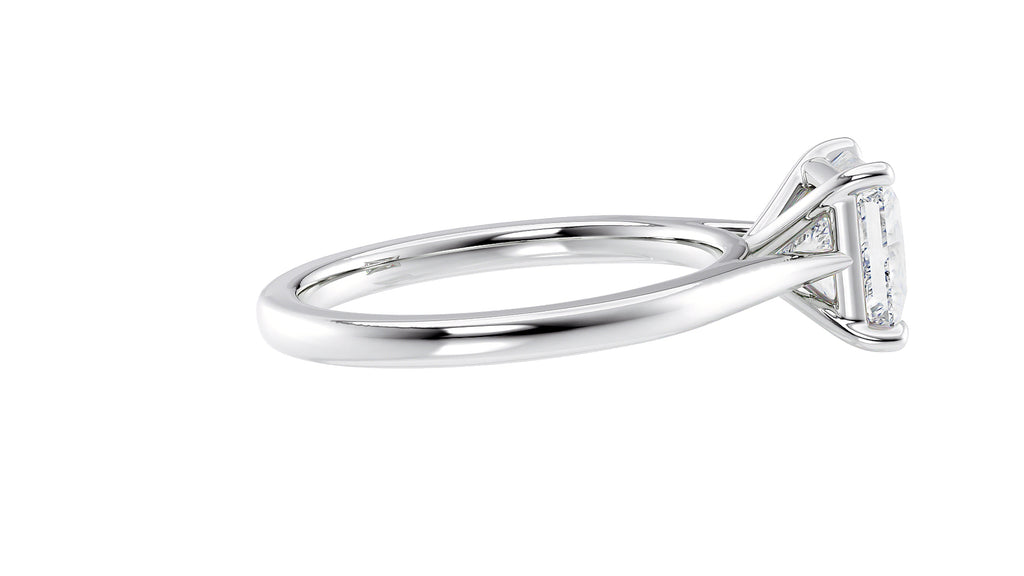 Princess Cut Solitaire Diamond Engagement Ring