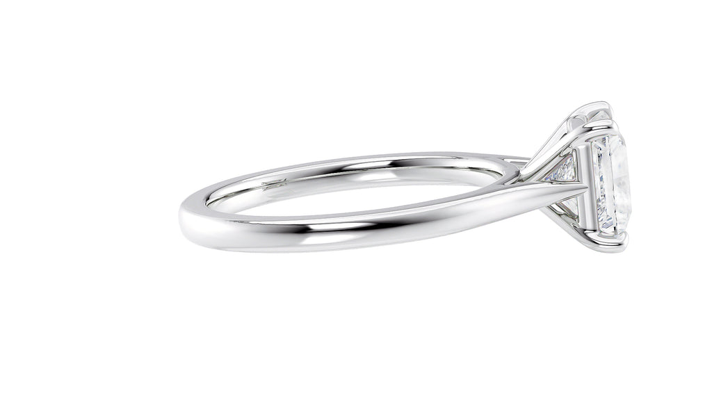 Princess Cut Solitaire Diamond Engagement Ring
