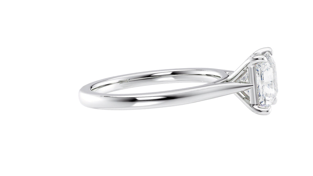 Princess Cut Solitaire Diamond Engagement Ring