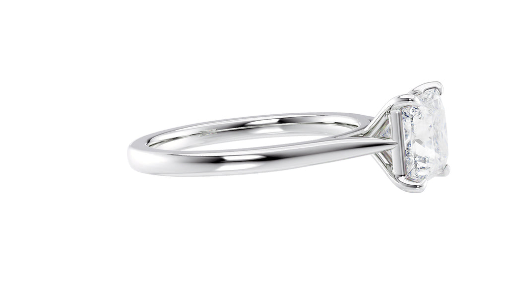 Princess Cut Solitaire Diamond Engagement Ring